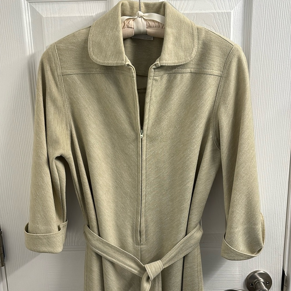 Women’s Vintage BUTTE KNIT Dress with belt Union made Sage green w/pockets